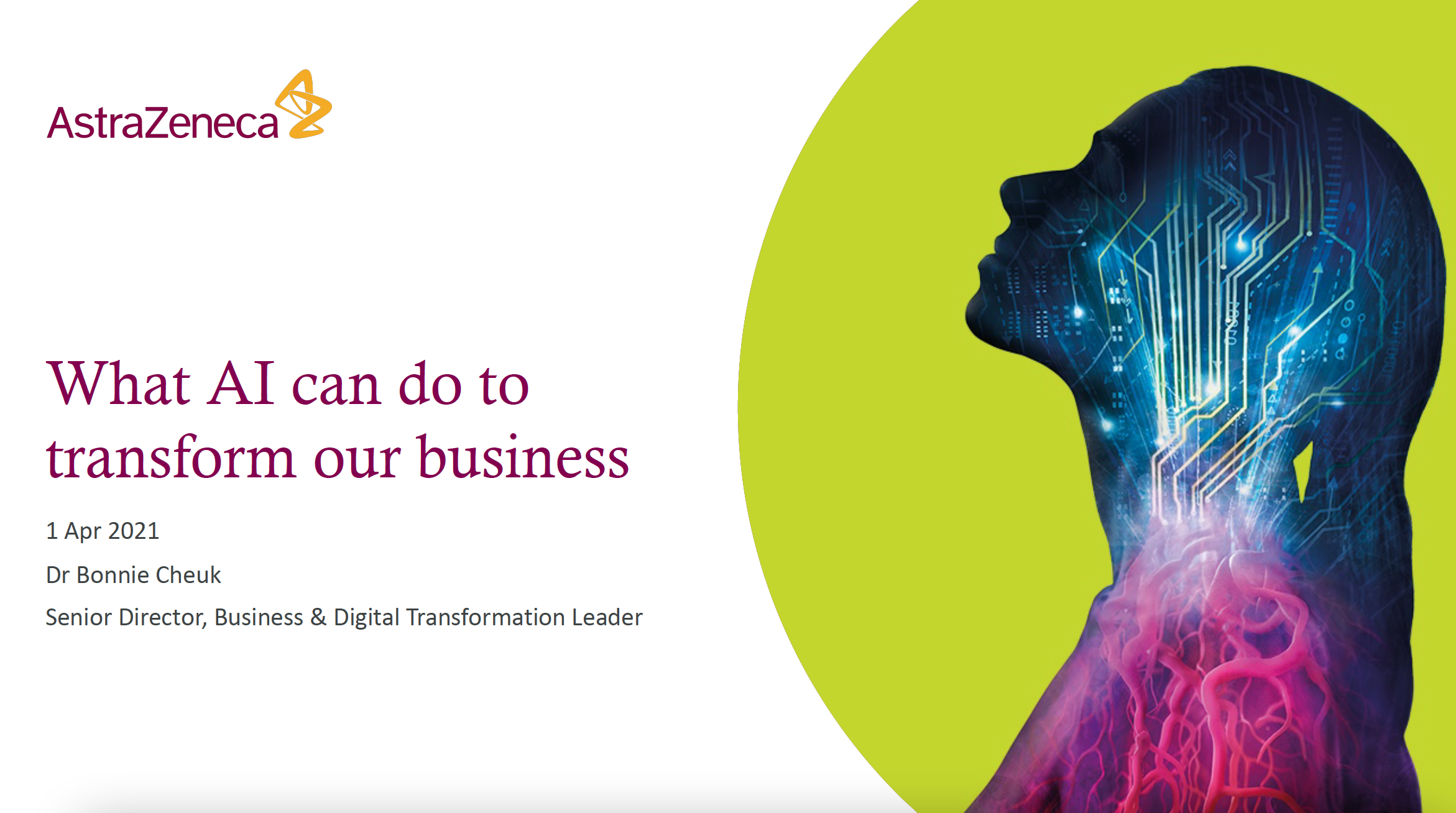 Video: What AI can do to transform our business with AstraZeneca